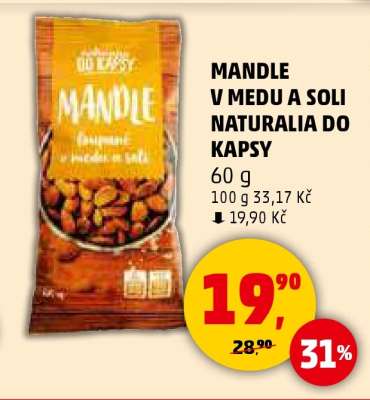 MANDLE V MEDU A SOLI NATURALIA DO KAPSY