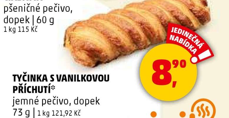 Tyčinka s vanilkovou příchutí