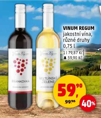 VINUM REGUM jakostní vína