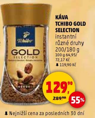 KÁVA TCHIBO GOLD SELECTION