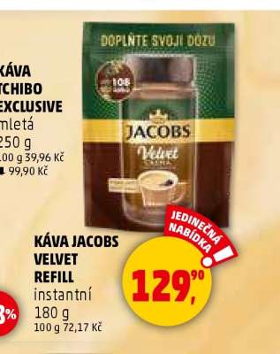 Káva Jacobs Velvet Refill