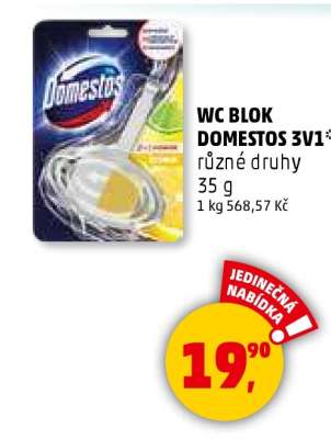 WC BLOK DOMESTOS 3V1