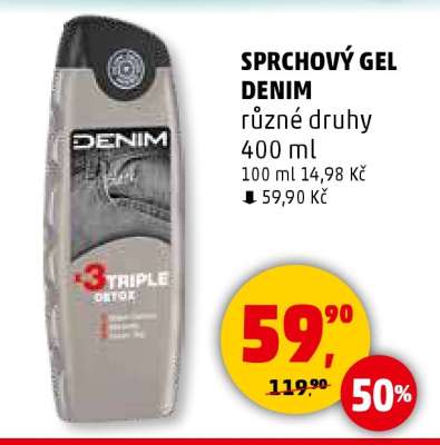 SPRCHOVÝ GEL DENIM*