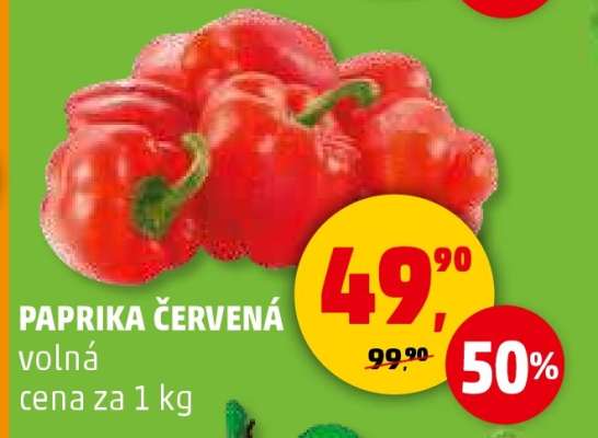 Paprika červená
