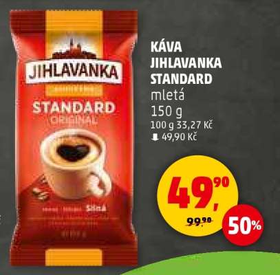 KÁVA JIHLAVANKA STANDARD