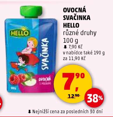 Ovocná svačinka HELLO
