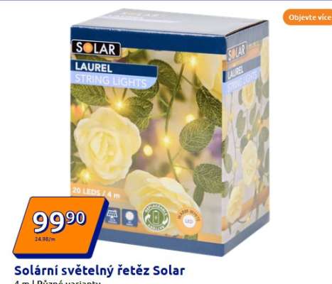 Solární světelný řetěz Solar