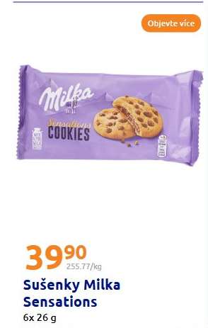 Sušenky Milka Sensations