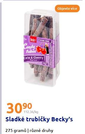 Sladké trubičky Becky's