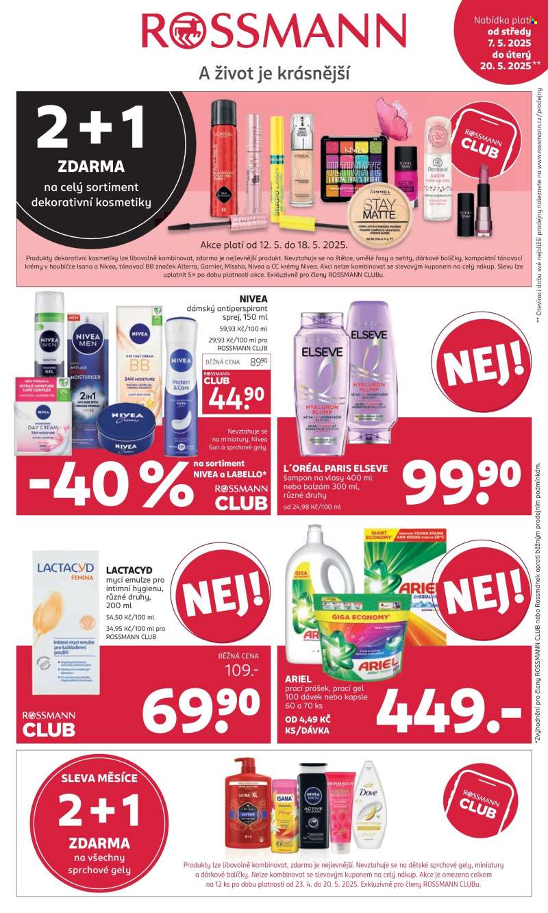 Leták ROSSMANN - 7.5.2025 - 20.5.2025.