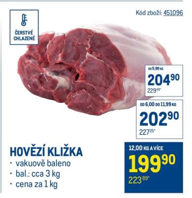 Hovězí kližka