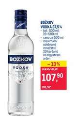 Božkov Vodka 37,5 %