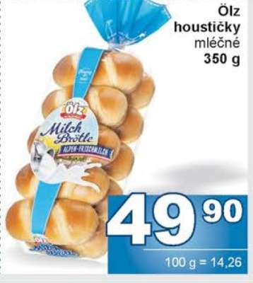 Ölz houstičky mléčné