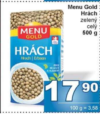 Menu Gold Hrách