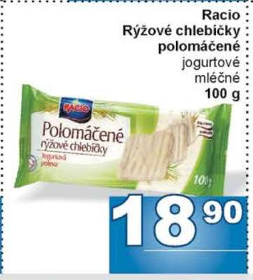 Racio Rýžové chlebíčky polomáčené