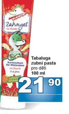 Tabaluga zubní pasta