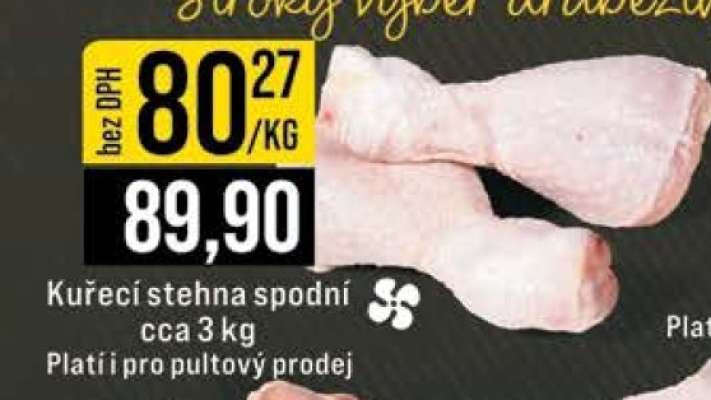 Kuřecí stehna spodní
