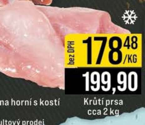 Krůtí prsa cca 2 kg