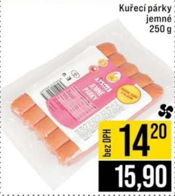 Kuřecí párky jemné