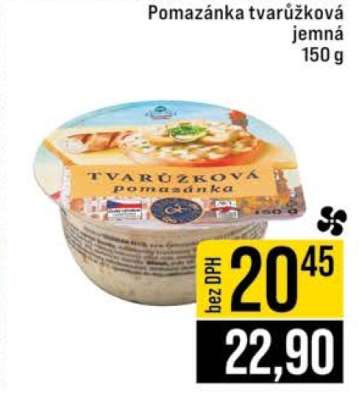 Pomazánka tvarůžková jemná