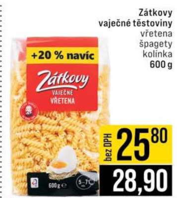 Zátkovy vaječné těstoviny