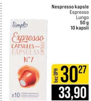 Nespresso kapsle