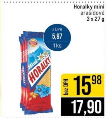 Horalky mini arašídové