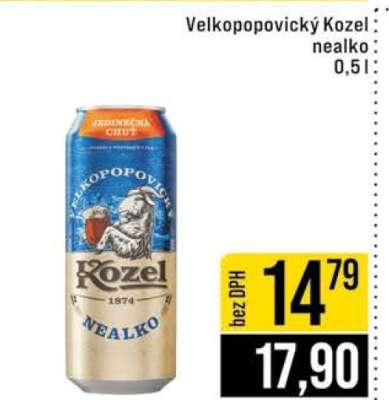 Velkopopovický Kozel nealko