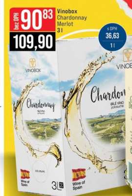 Vinobox Chardonnay Merlot