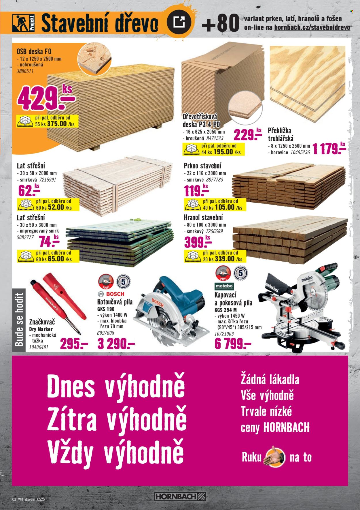 Leták HORNBACH - 6.5.2025 - 20.5.2025. Strana 1