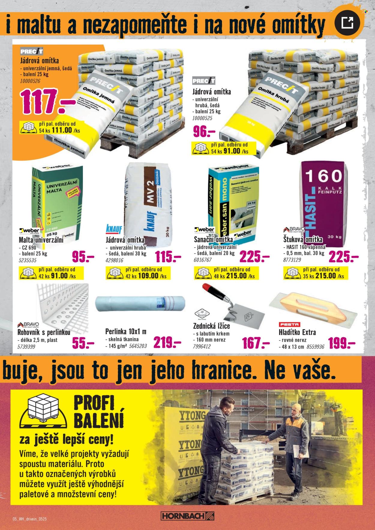 Leták HORNBACH - 6.5.2025 - 20.5.2025. Strana 1
