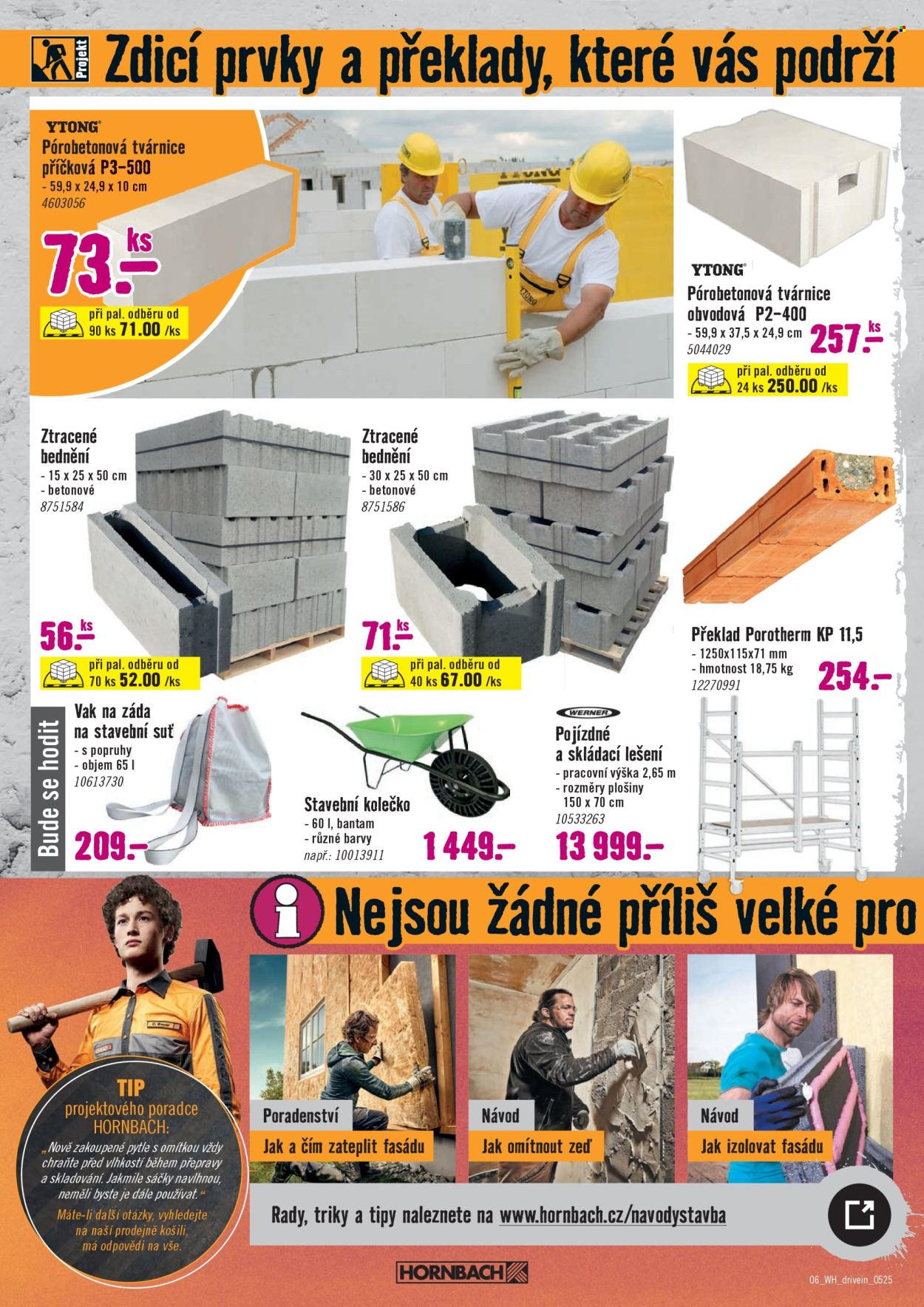 Leták HORNBACH - 6.5.2025 - 20.5.2025. Strana 1