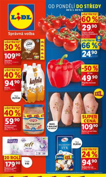 Leták Lidl - 12.5.2025 - 18.5.2025.