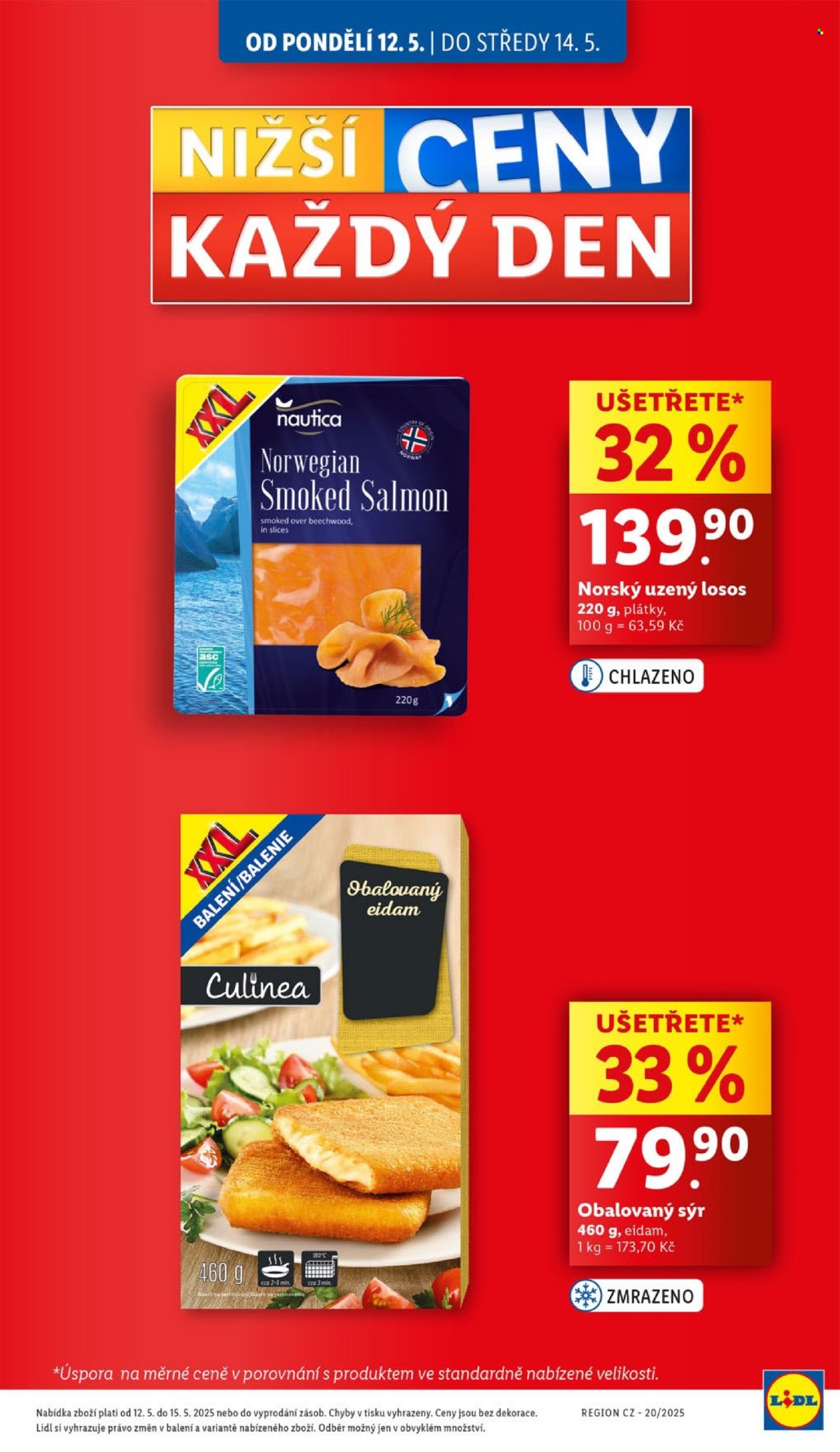 Leták Lidl - 12.5.2025 - 18.5.2025. Strana 1