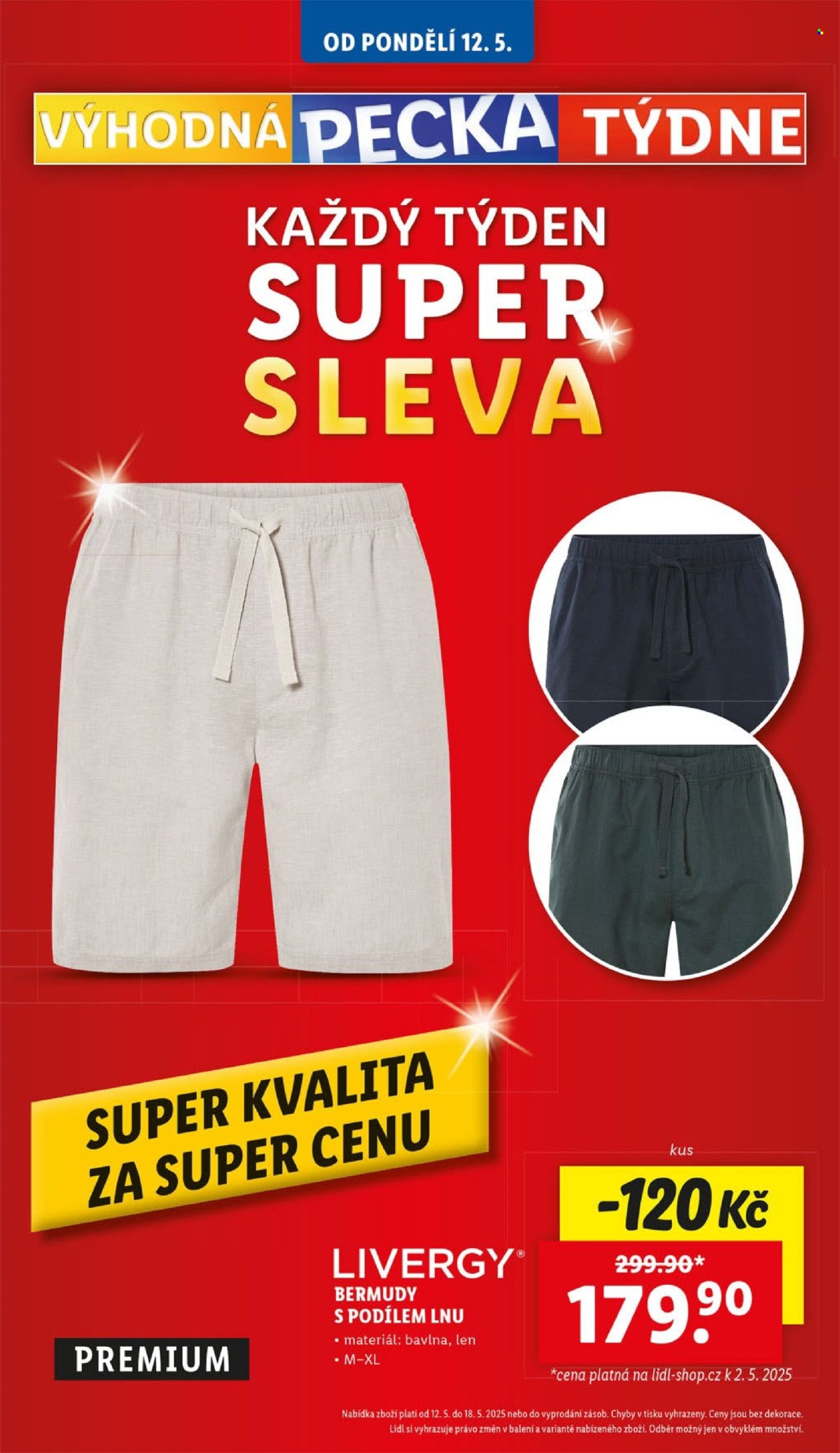 Leták Lidl - 12.5.2025 - 18.5.2025. Strana 1