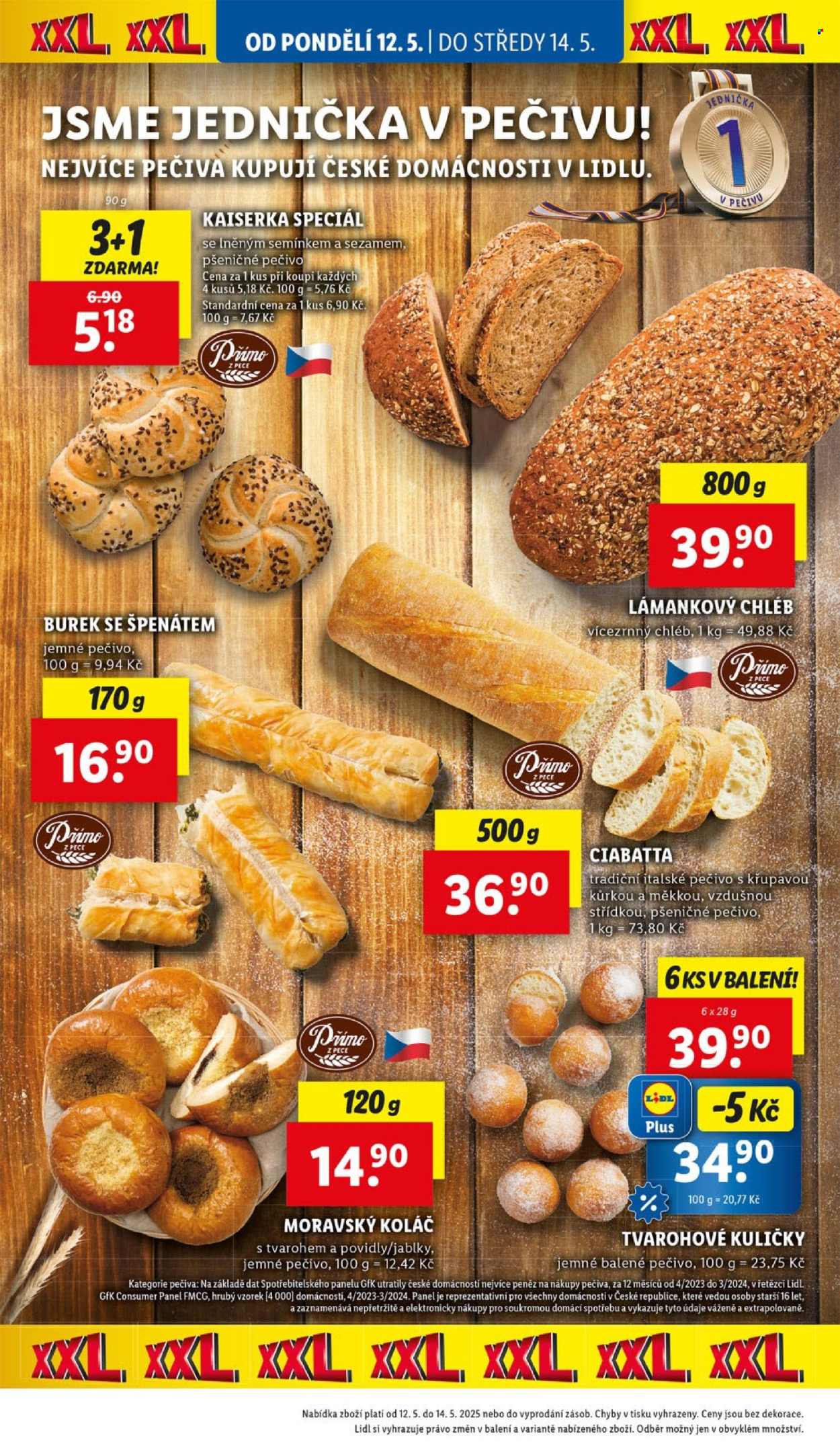 Leták Lidl - 12.5.2025 - 18.5.2025. Strana 1