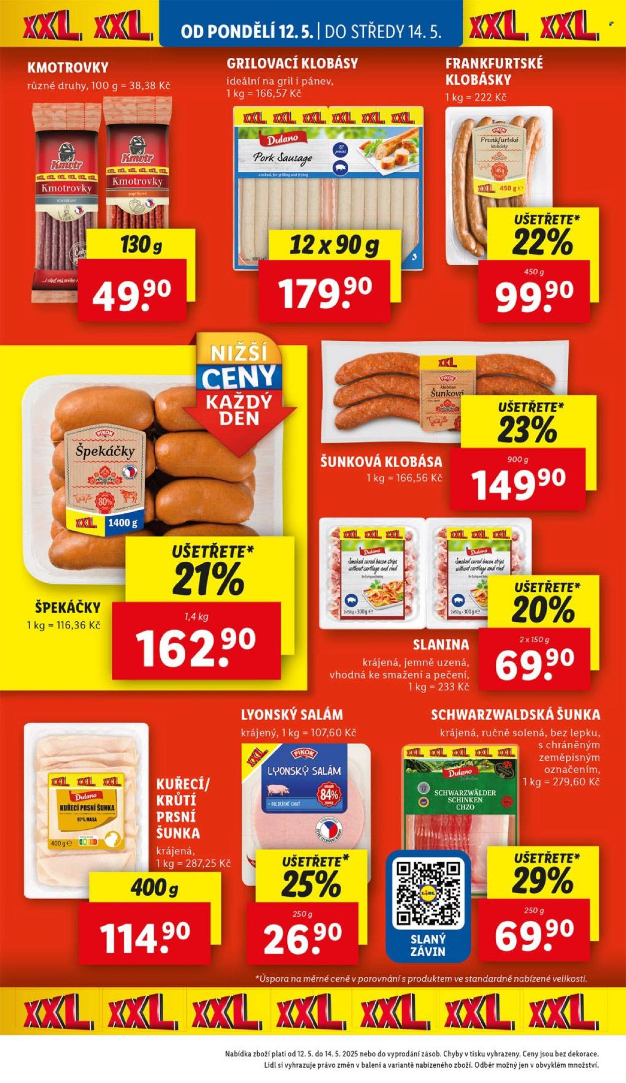 Leták Lidl - 12.5.2025 - 18.5.2025. Strana 1