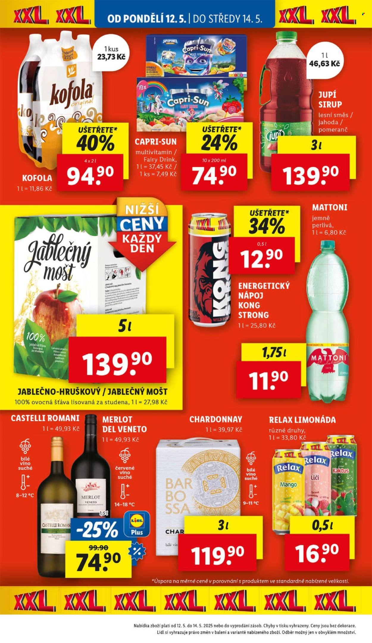 Leták Lidl - 12.5.2025 - 18.5.2025. Strana 1