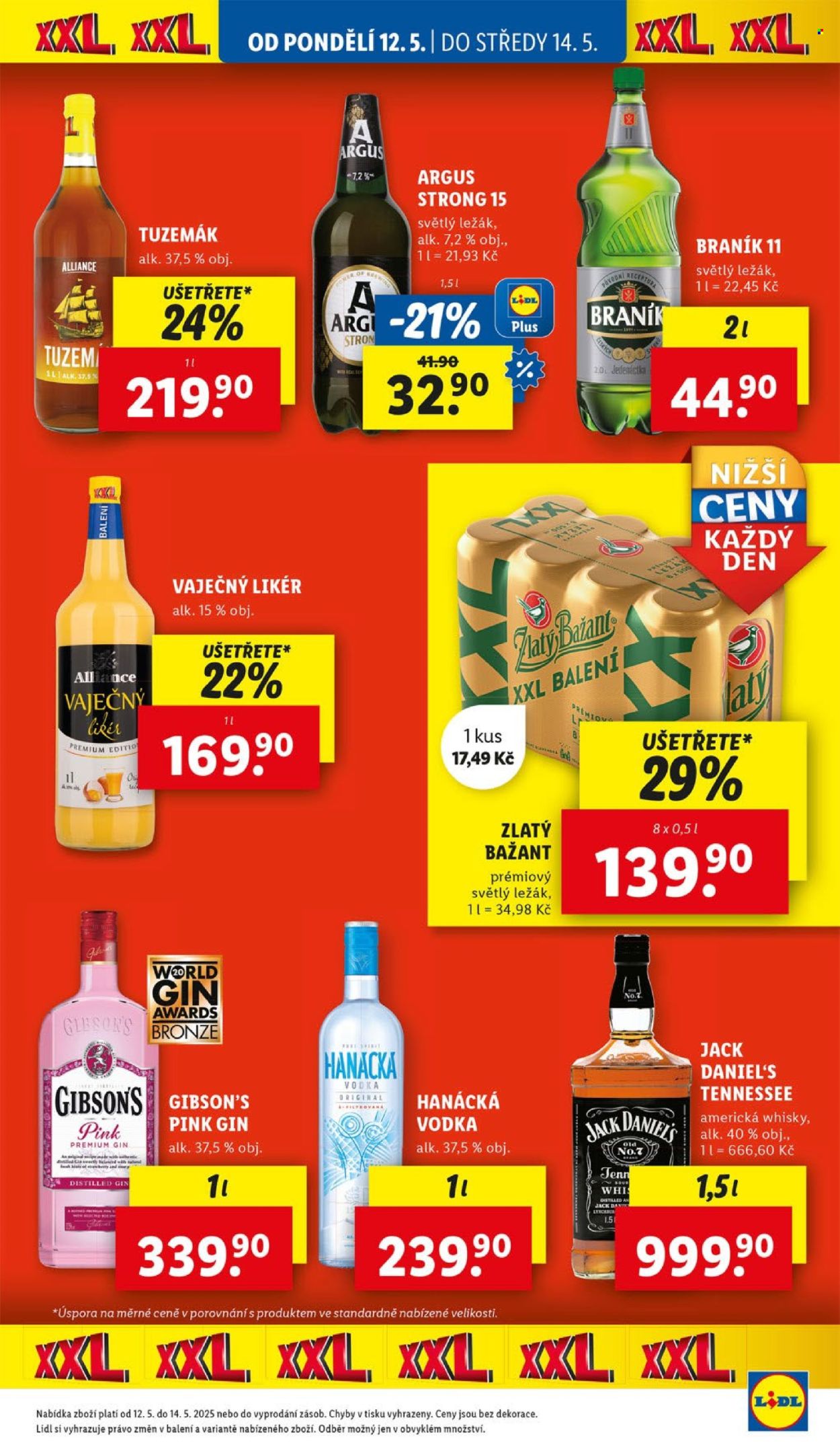 Leták Lidl - 12.5.2025 - 18.5.2025. Strana 1