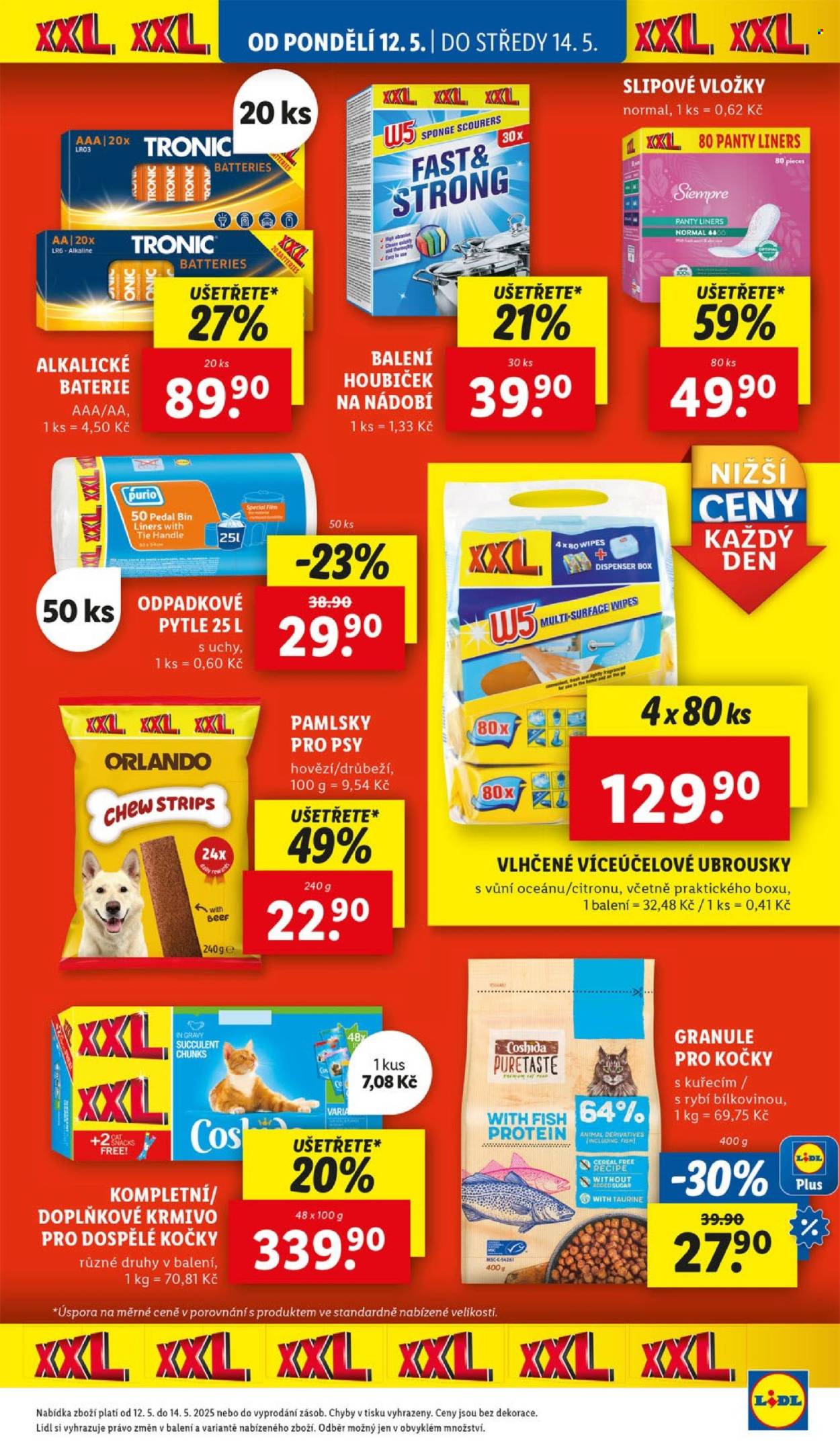 Leták Lidl - 12.5.2025 - 18.5.2025. Strana 1