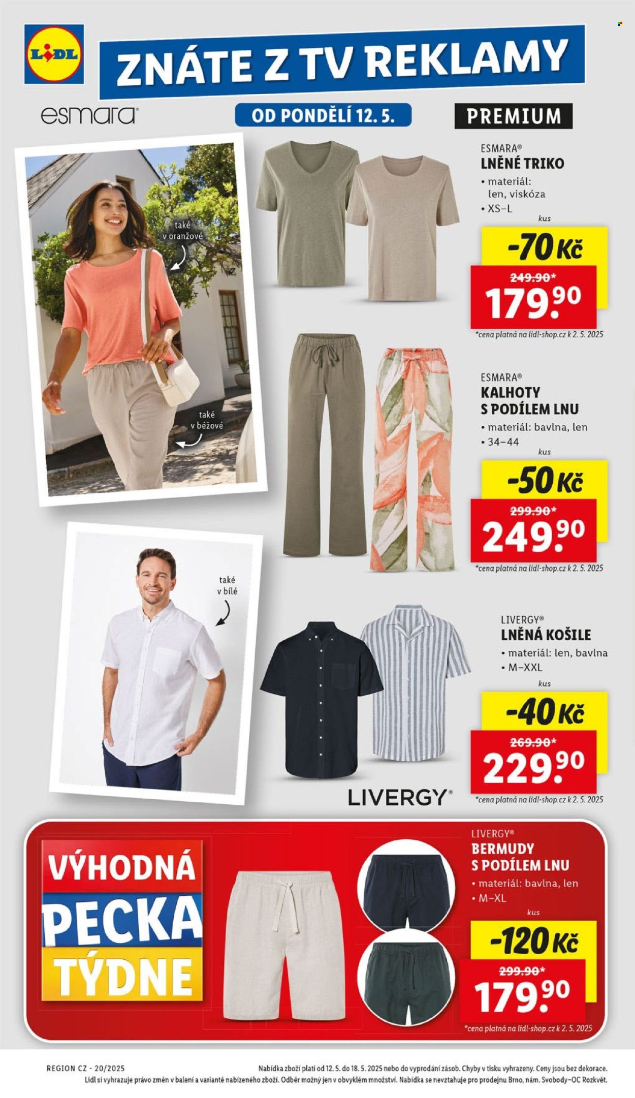 Leták Lidl - 12.5.2025 - 18.5.2025. Strana 1