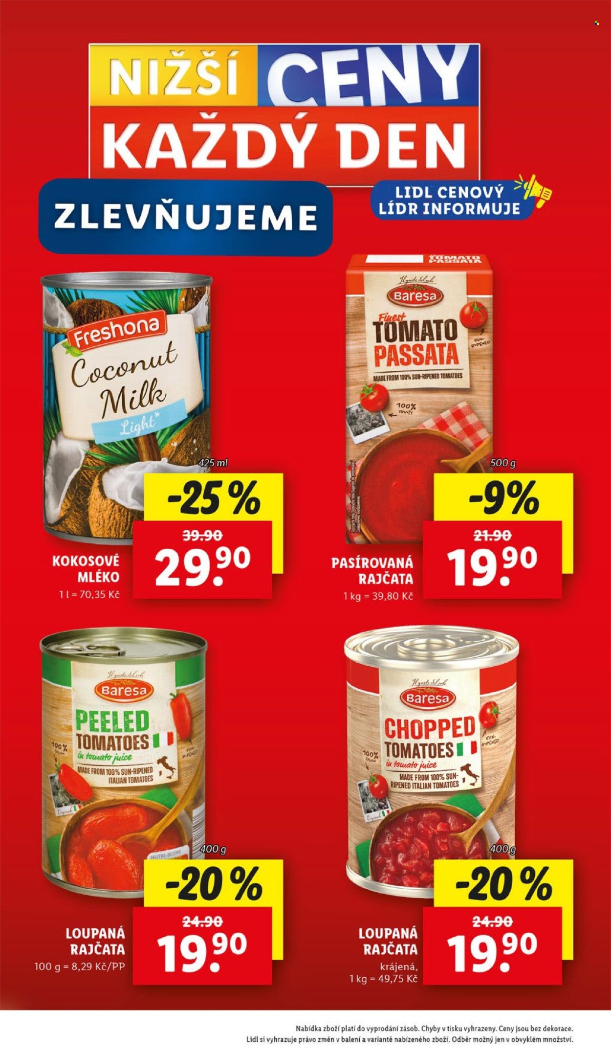Leták Lidl - 12.5.2025 - 18.5.2025. Strana 1