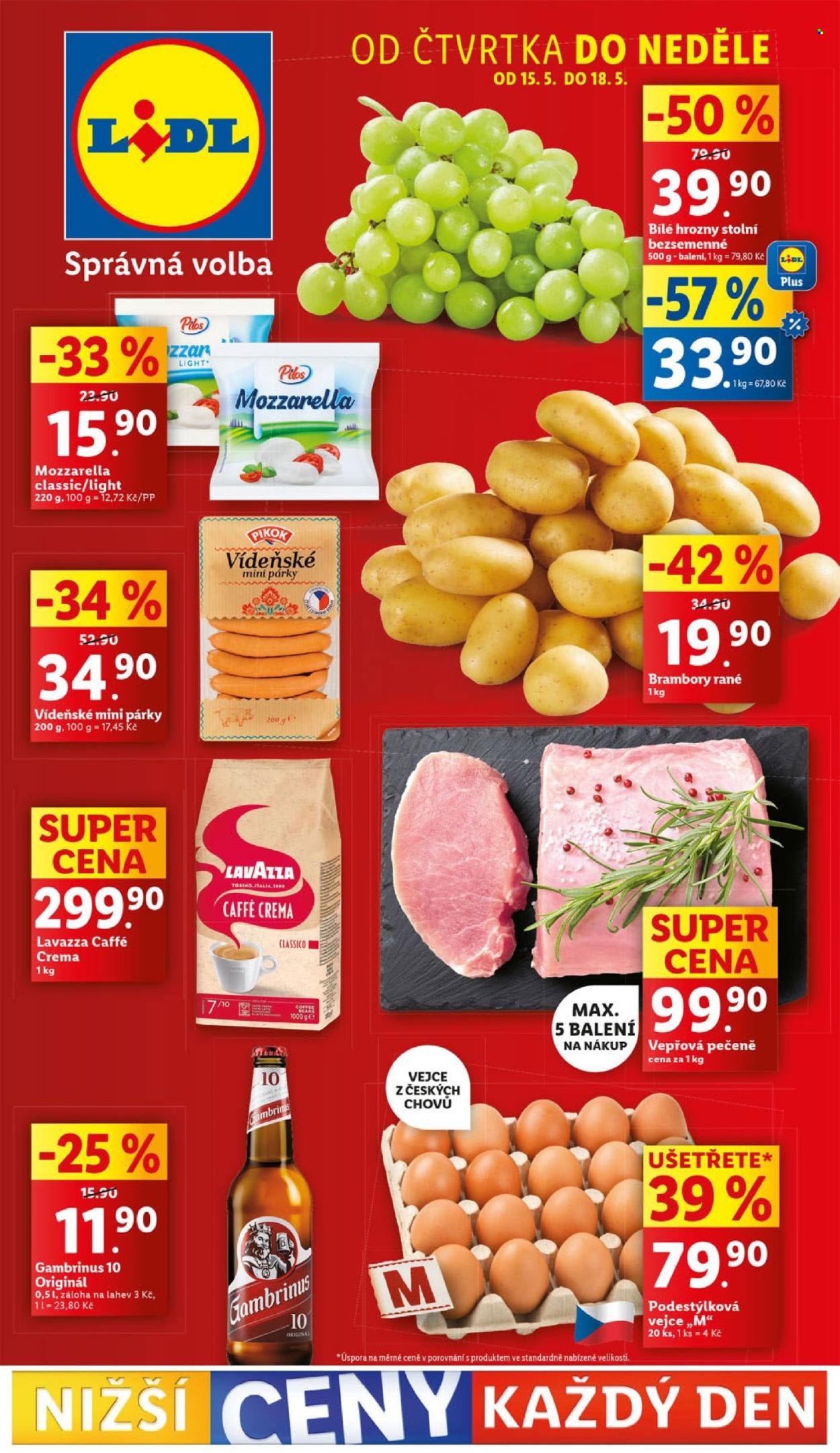 Leták Lidl - 15.5.2025 - 18.5.2025. Strana 1