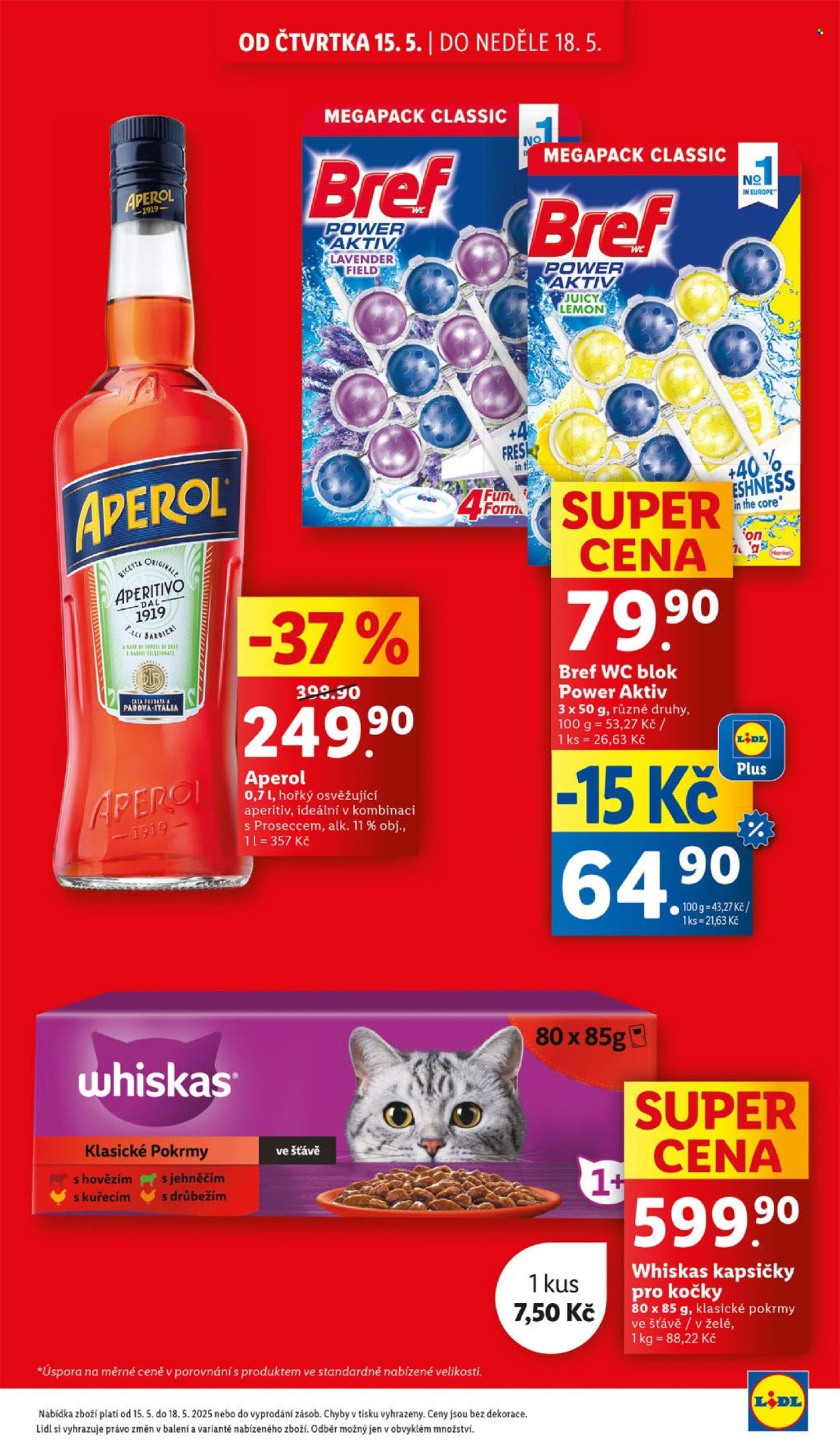 Leták Lidl - 15.5.2025 - 18.5.2025. Strana 1