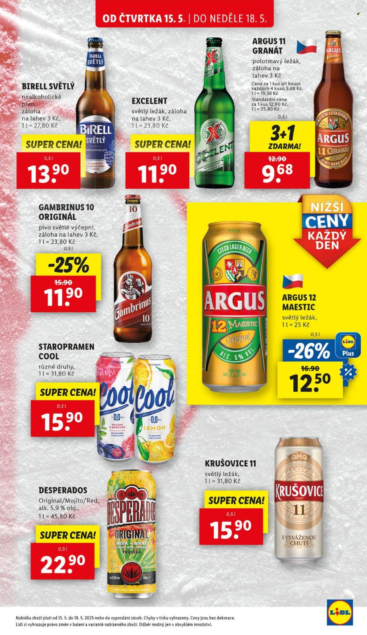 Leták Lidl - 15.5.2025 - 18.5.2025. Strana 1