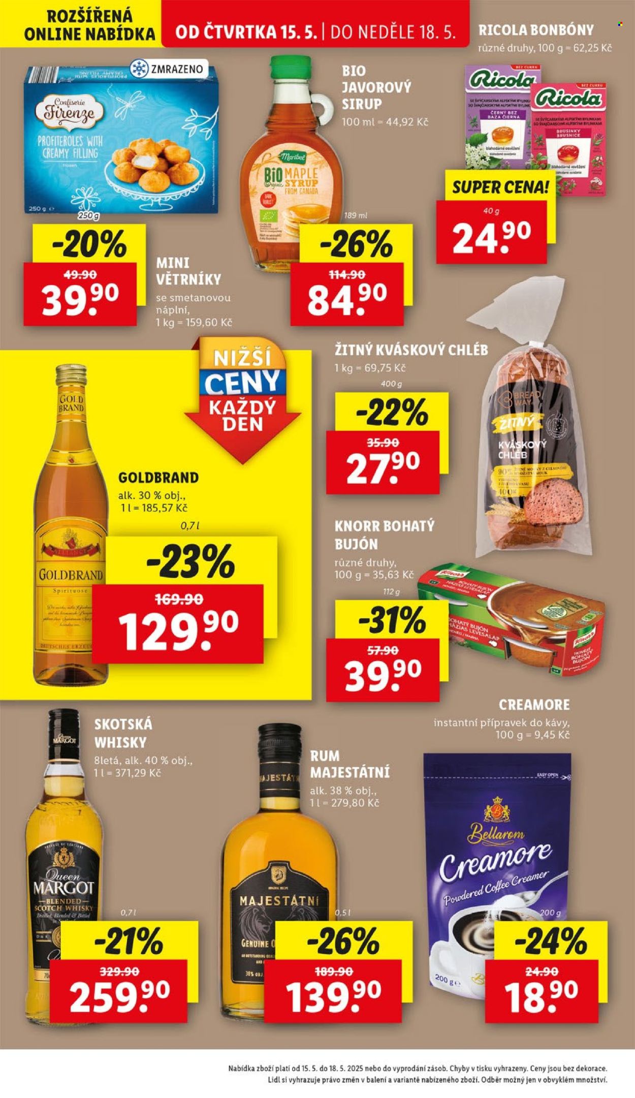 Leták Lidl - 15.5.2025 - 18.5.2025. Strana 1