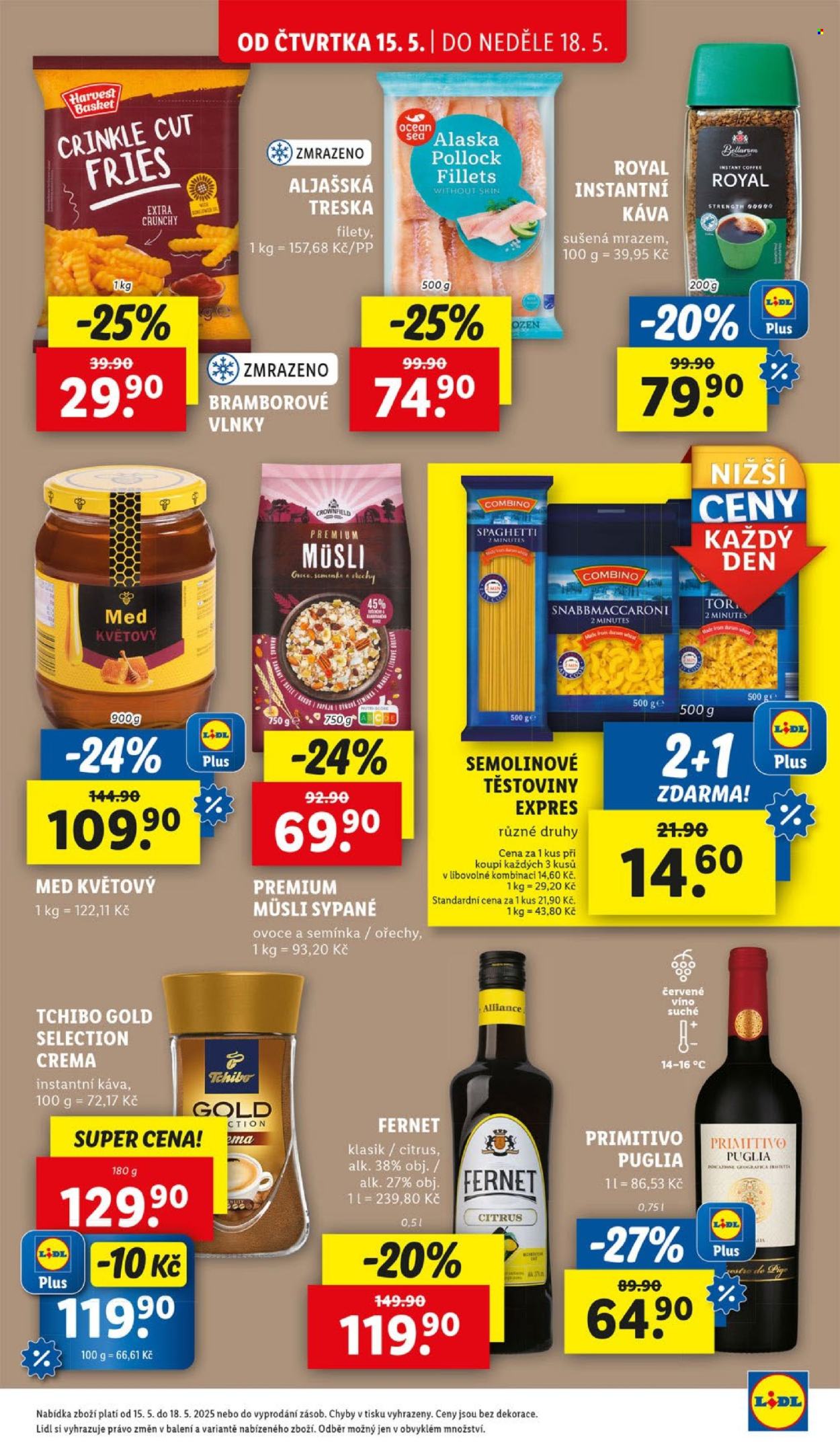 Leták Lidl - 15.5.2025 - 18.5.2025. Strana 1