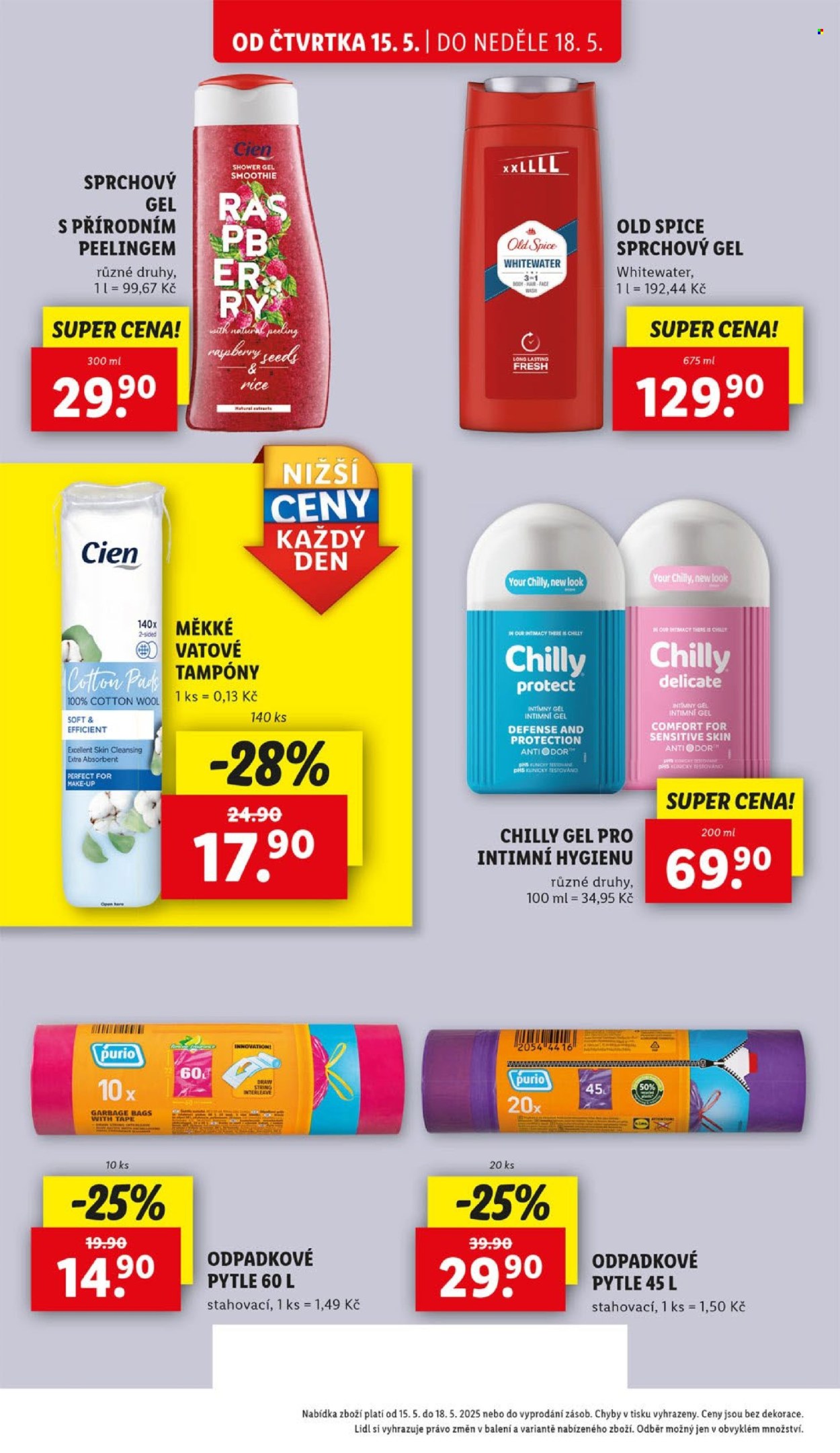 Leták Lidl - 15.5.2025 - 18.5.2025. Strana 1