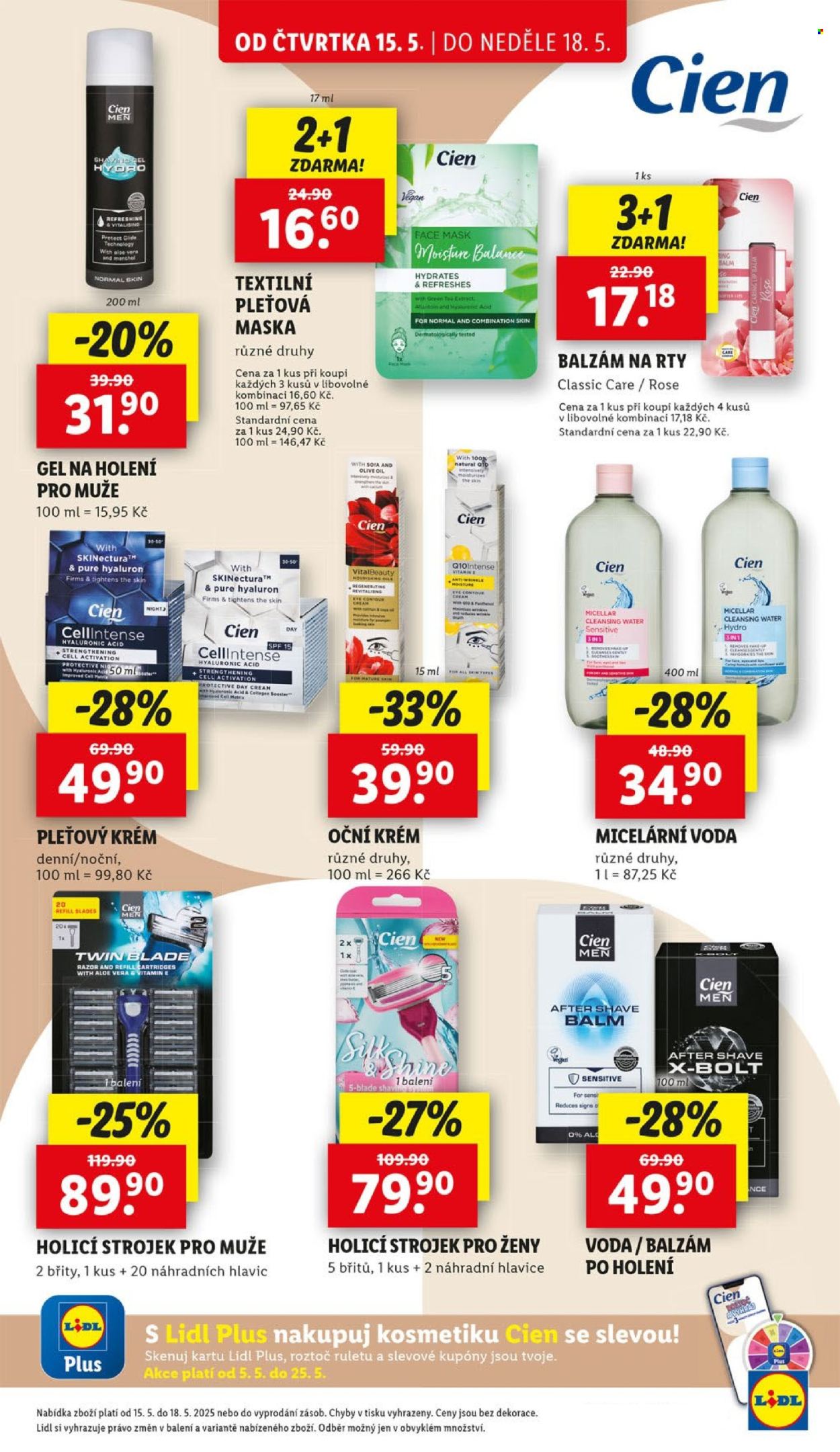 Leták Lidl - 15.5.2025 - 18.5.2025. Strana 1