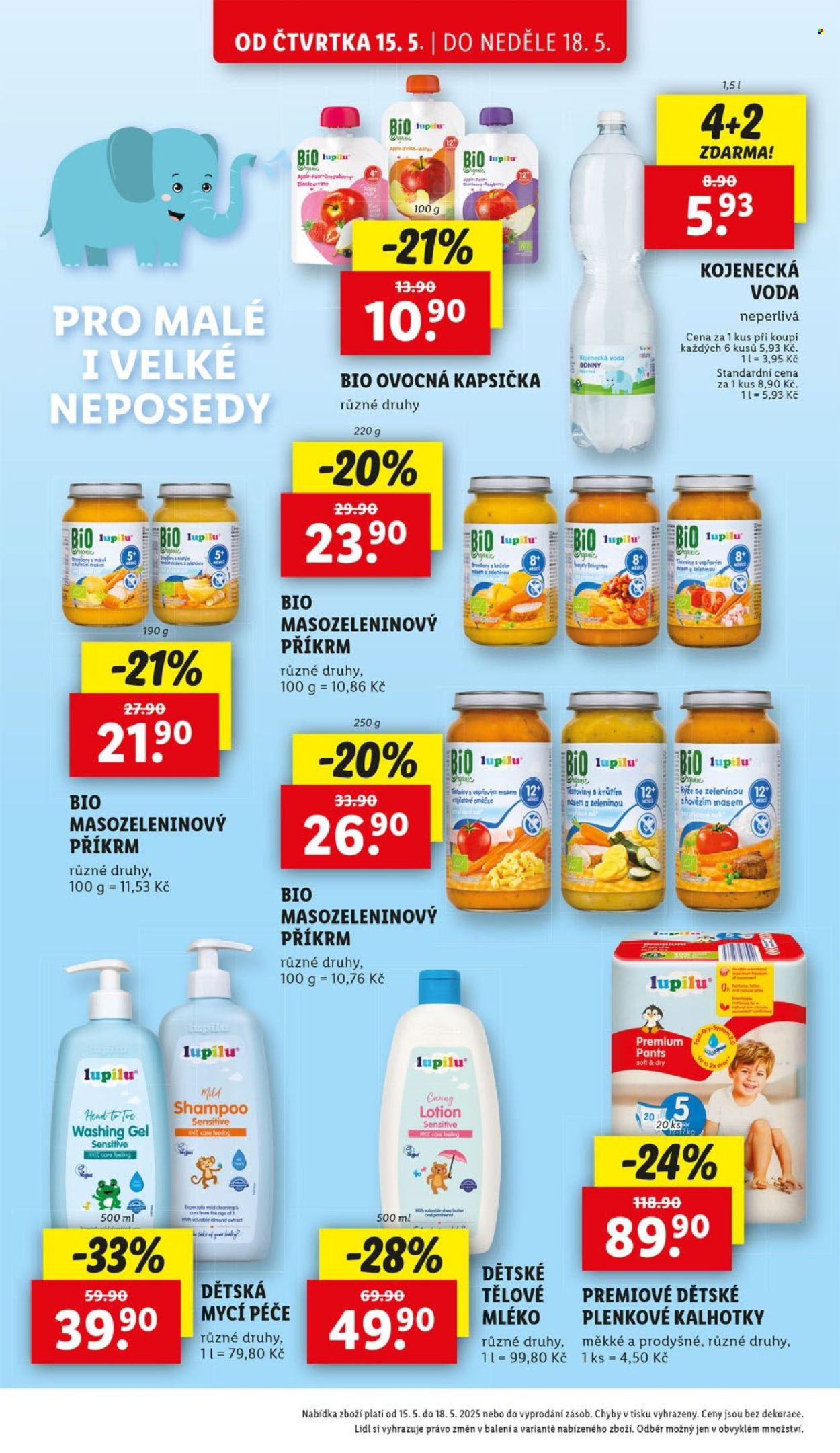 Leták Lidl - 15.5.2025 - 18.5.2025. Strana 1